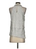BCBGeneration Gray Sleeveless Button-Down Shirt Size S - photo 2