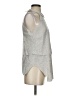 BCBGeneration Gray Sleeveless Button-Down Shirt Size S - photo 4