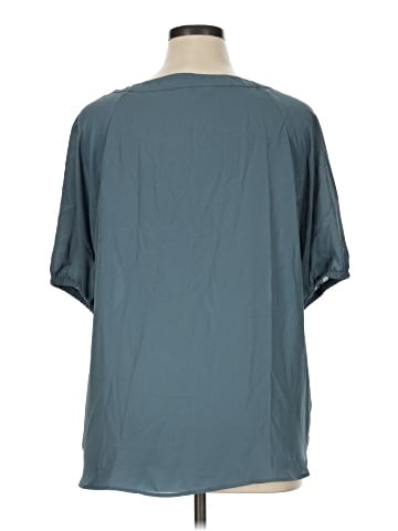 Ann Taylor LOFT Outlet Short Sleeve Blouse (view 2)