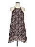 Lucca Couture 100% Polyester Print Black Casual Dress Size M - photo 1