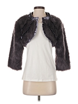 Blanc Noir Faux Fur Jacket