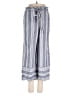 Pink Rose Stripes Blue Casual Pants Size S - photo 1