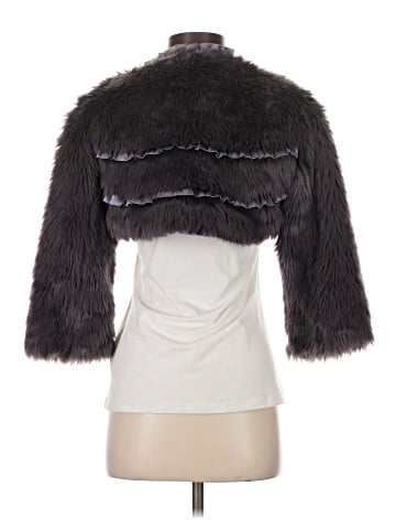Blanc Noir Faux Fur Jacket (view 2)