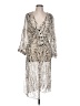 Zara Silver Cocktail Dress Size L - photo 1