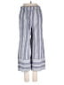 Pink Rose Stripes Blue Casual Pants Size S - photo 2