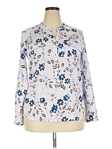 Ivanka Trump Long Sleeve Blouse (view 1)