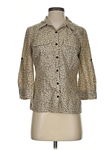Elementz 3/4 Sleeve Button-Down Shirt (view 1)