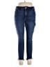 Ann Taylor LOFT Solid Blue Jeans Size 14 - photo 1