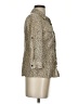 Elementz Tweed Tan 3/4 Sleeve Button-Down Shirt Size S (petite) - photo 4