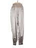 Glam Metallic Silver Casual Pants Size S - photo 1