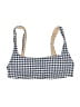 Unbranded Checkered-gingham Blue Swimsuit Top Size P (petite) - photo 1