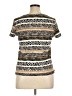 By Design 100% Cotton Animal Print Tan Short Sleeve Top Size XL - photo 2