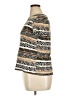 By Design 100% Cotton Animal Print Tan Short Sleeve Top Size XL - photo 5