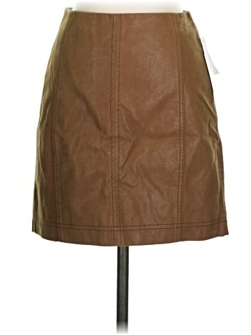 Free People Faux Leather Skirt (view 1)