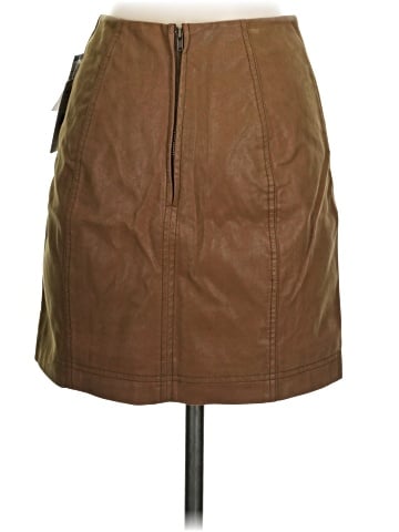 Free People Faux Leather Skirt (view 2)