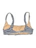 Unbranded Checkered-gingham Blue Swimsuit Top Size P (petite) - photo 2