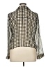 T Tahari 100% Polyester Houndstooth Ivory Long Sleeve Blouse Size XL - photo 2