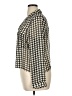 T Tahari 100% Polyester Houndstooth Ivory Long Sleeve Blouse Size XL - photo 5
