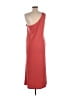 H&M Solid Red Pink Casual Dress Size L - photo 2