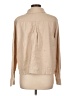 Ann Taylor LOFT Outlet 100% Cotton Tan Jacket Size L (estimated) - photo 2