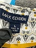 Max Edition 100% Polyester Silver Long Sleeve Blouse Size L - photo 7