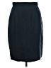 J. Peterman 100% Silk Solid Black Silk Skirt Size 6 - photo 1