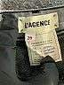 L'Agence Chevron-herringbone Gray Jeans Size 28 waist - photo 7