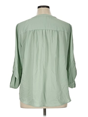 AK Anne Klein 3/4 Sleeve Blouse (view 2)