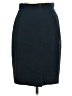 J. Peterman 100% Silk Solid Black Silk Skirt Size 6 - photo 2