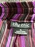 City Chic 100% Polyester Stripes Purple Casual Pants Size 22 Plus (XL) - photo 4