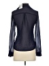 G by GUESS 100% Polyester Blue Long Sleeve Blouse Size XS - photo 2