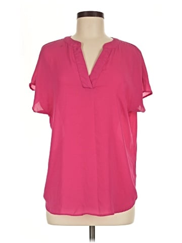 Adrianna Papell Short Sleeve Blouse (view 1)