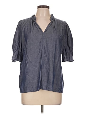 Ann Taylor 3/4 Sleeve Button-Down Shirt (view 1)