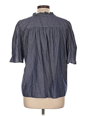 Ann Taylor 3/4 Sleeve Button-Down Shirt (view 2)