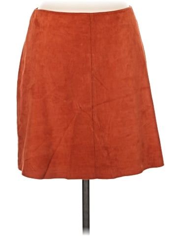 Theory Faux Leather Skirt (view 1)