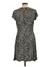 MICHAEL Michael Kors Graphic Gray Casual Dress Size L - photo 2