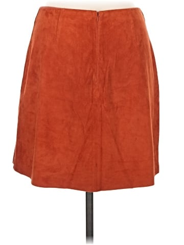 Theory Faux Leather Skirt (view 2)