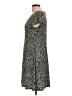 MICHAEL Michael Kors Graphic Gray Casual Dress Size L - photo 5