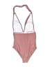Cupshe Solid Pink One Piece Swimsuit Size S - photo 2