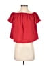 Peppermint 100% Polyester Red Short Sleeve Top Size S - photo 1