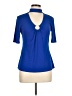 Bold Elements Blue Short Sleeve Top Size L - photo 1