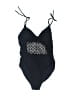 SO Graphic Black One Piece Swimsuit Size M - photo 1