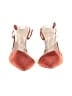 Jessica Simpson Color Block Red Orange Heels Size 8 - photo 2