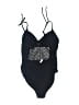 SO Graphic Black One Piece Swimsuit Size M - photo 2