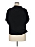 H&M 100% Polyester Black Short Sleeve Blouse Size XL - photo 1
