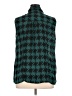 Covington 100% Polyester Houndstooth Teal Sleeveless Blouse Size 2X - photo 2