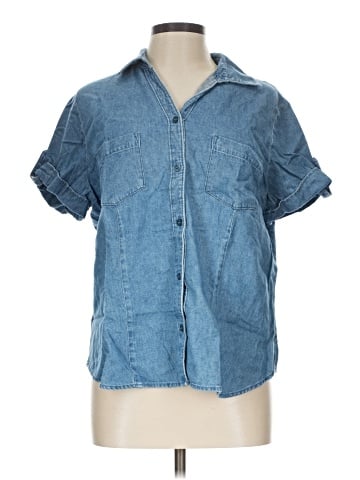 Gretchen Scott Designs Short Sleeve Button-Down Shirt (view 1)