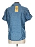Gretchen Scott Designs 100% Cotton Blue Short Sleeve Button-Down Shirt Size L - photo 2