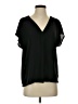 Ann Taylor 100% Polyester Black Short Sleeve T-Shirt Size S - photo 1