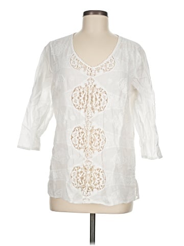 Chico's 3/4 Sleeve Blouse (view 1)